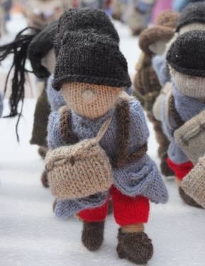 Soldat français tricoté en laine