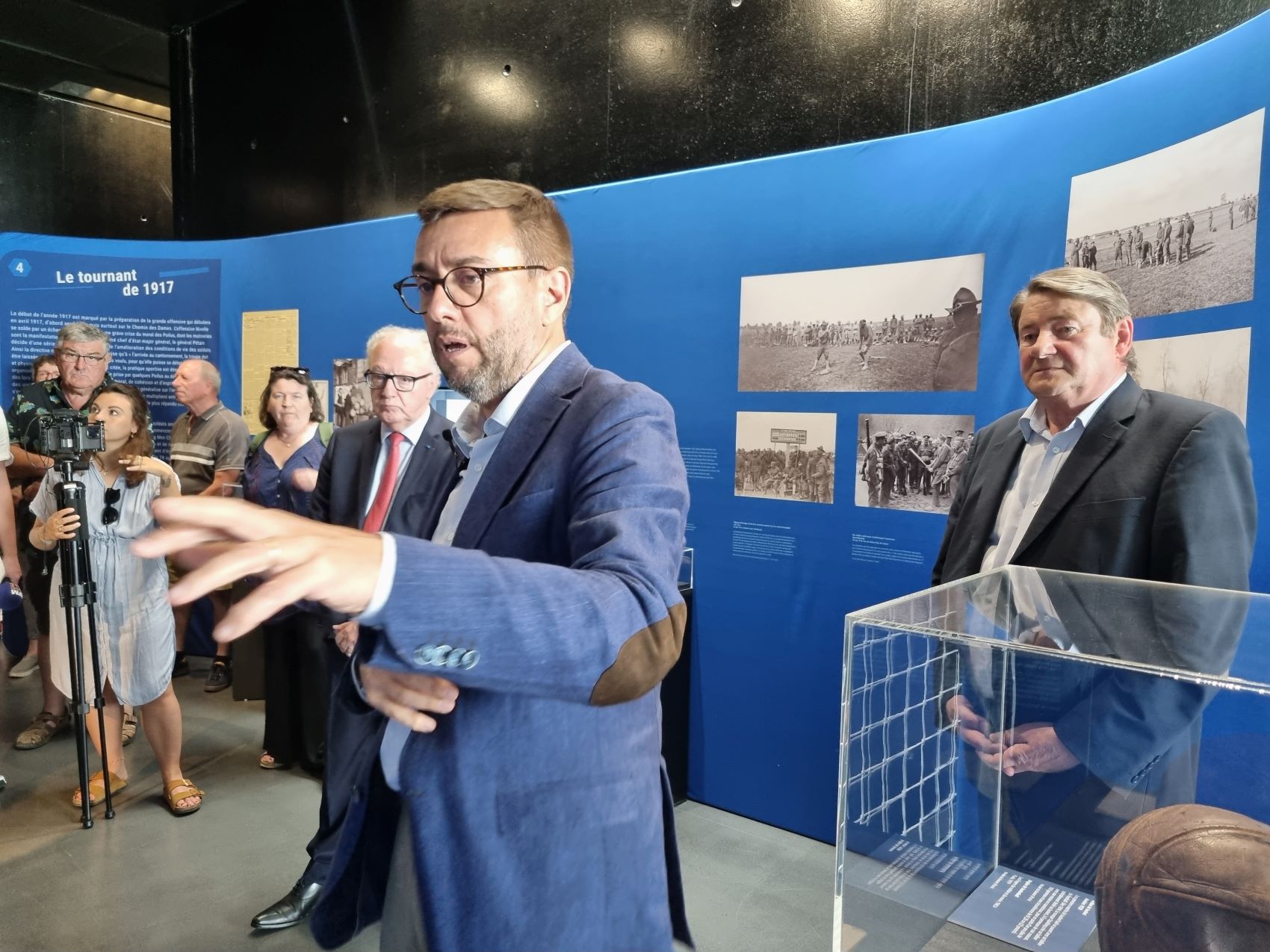 Visite de l'exposition Coup d'envoi au Mémorial 14-18 Notre-Dame de Lorette