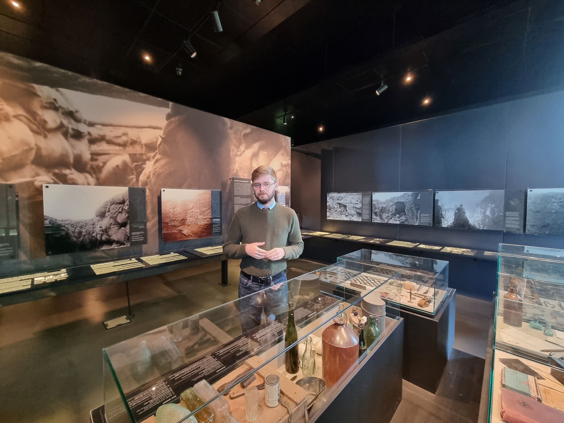 Visite guidée du centre d'histoire du Mémorial 14-18 Notre-Dame de Lorette ©Sarah Roynette